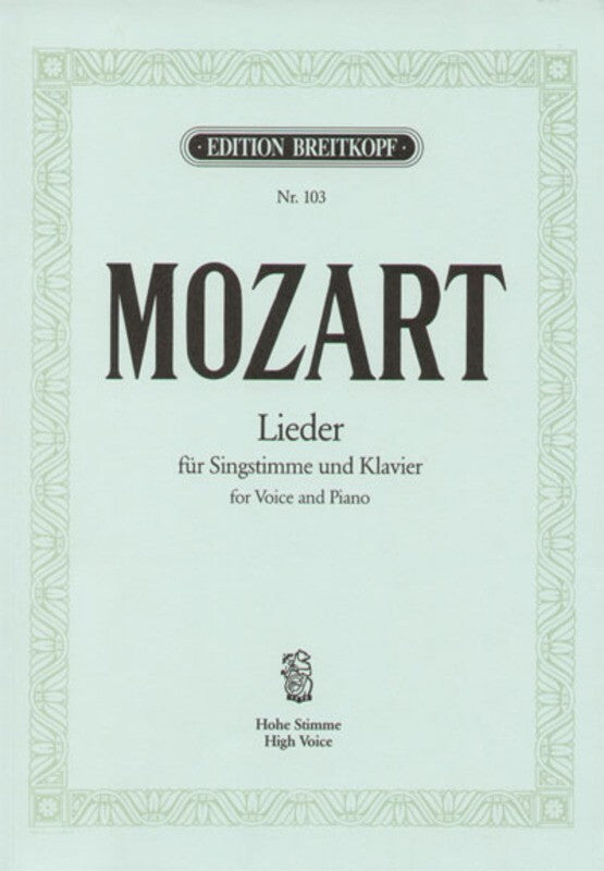 Lieder For High Voice