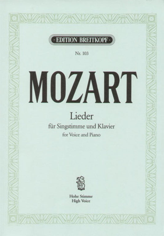 Lieder For High Voice