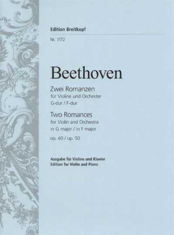 Beethoven - Romances Op. 40 in G & Op. 50 in F for Violin/Piano