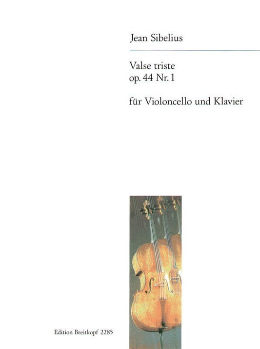 Valse Triste Op 44 Ed Hermann Vlc Piano Book