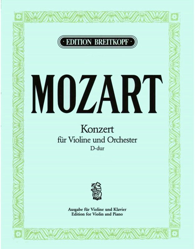 Concerto No 2 D K 211 Violin Piano (Softcover Book)