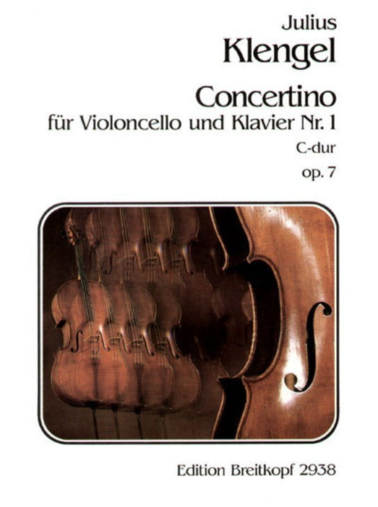 Klengel - Concertino No 1 C Op 7 Cello/Piano (Softcover Book)