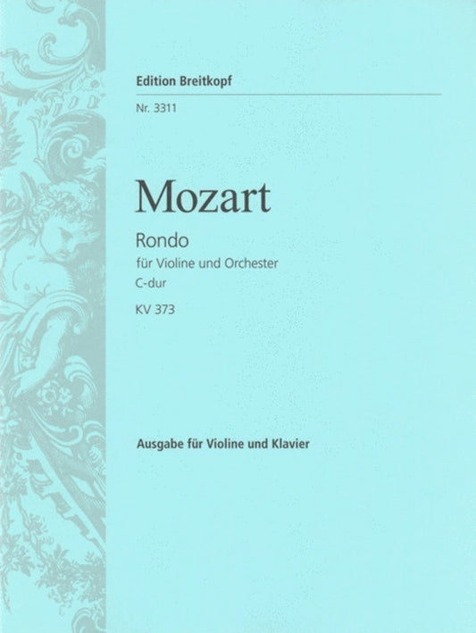 Mozart - Rondo In C K 373 Violin/Piano (Softcover Book)