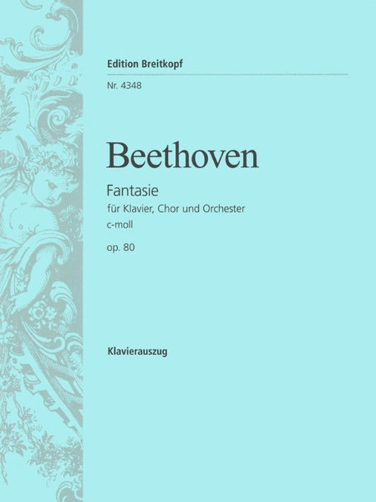 Choral Fantasy Op 80 Vocal Score Ger/Fr