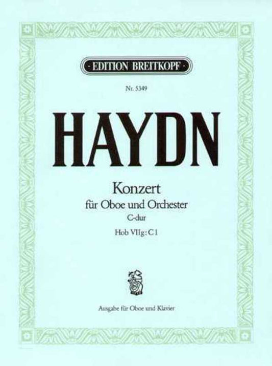 Haydn - Concerto C Maj Hob Viig/C1 Oboe/Piano (Softcover Book)