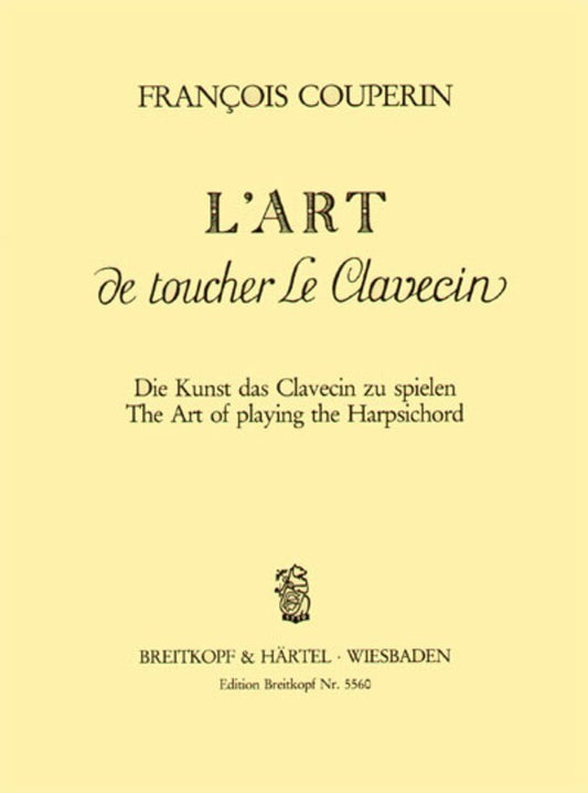 Art Of Playing Harpsichord Book