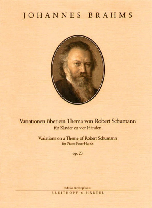 Variations On A Theme Of Schumann Op 23 Piano Duet (Softcover Book)