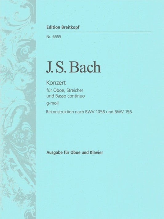 Concerto Bwv 1056 Bwv 156 G Min Oboe Piano Book