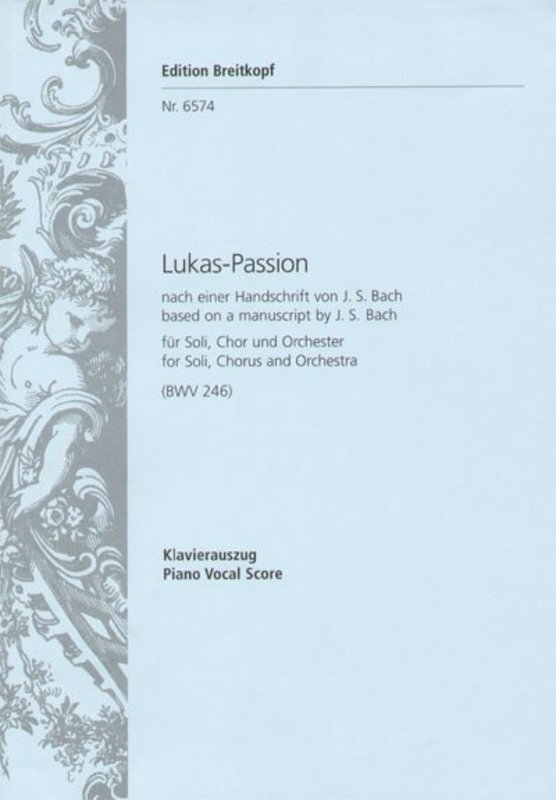 St Luke Passion Bwv 246 Book