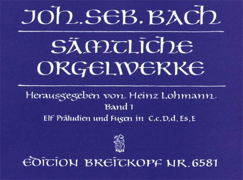 Bach - Organ Works Vol 1 (Softcover Book)