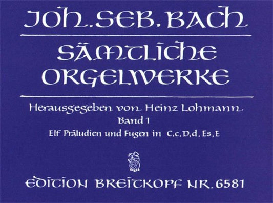 Bach - Organ Works Vol 1 (Softcover Book)