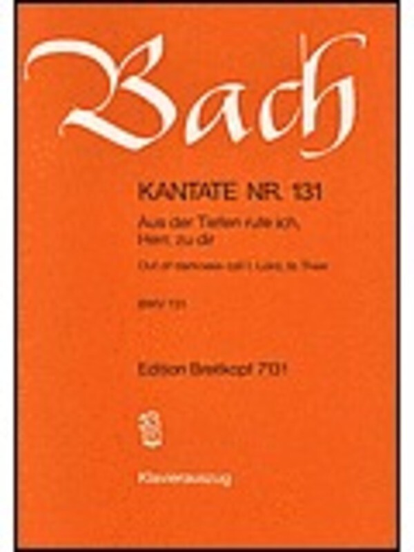 Cantata No 131 Aus Der Tiefen Rufe Ich Ger/Eng