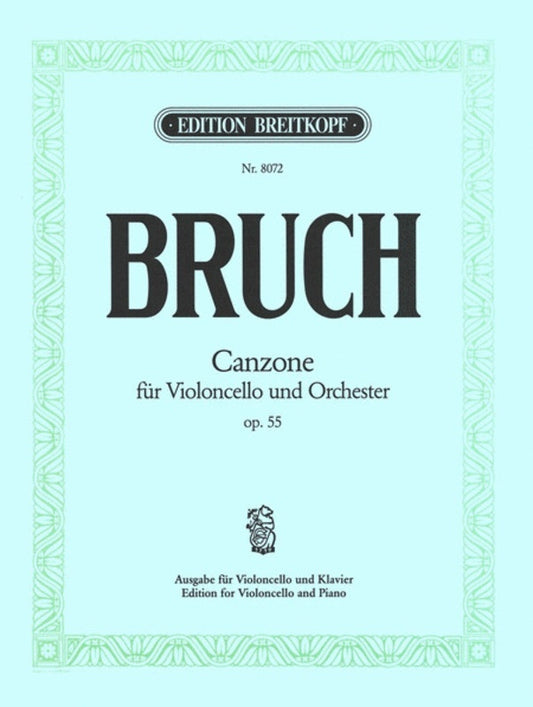Canzona Op 55 Vc/Piano Book