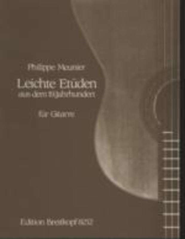 Easy Etudes From The 19Th Cent Ed Meunier Guitar (Softcover Book)