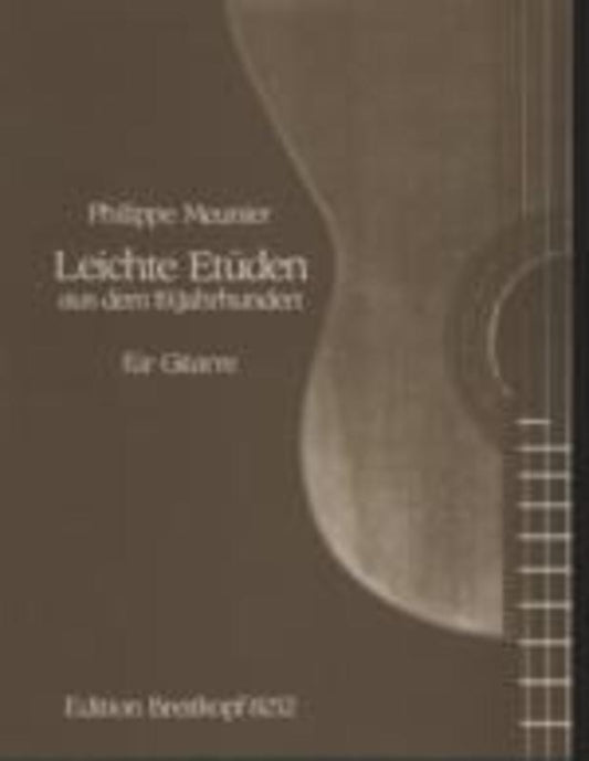 Easy Etudes From The 19Th Cent Ed Meunier Guitar (Softcover Book)