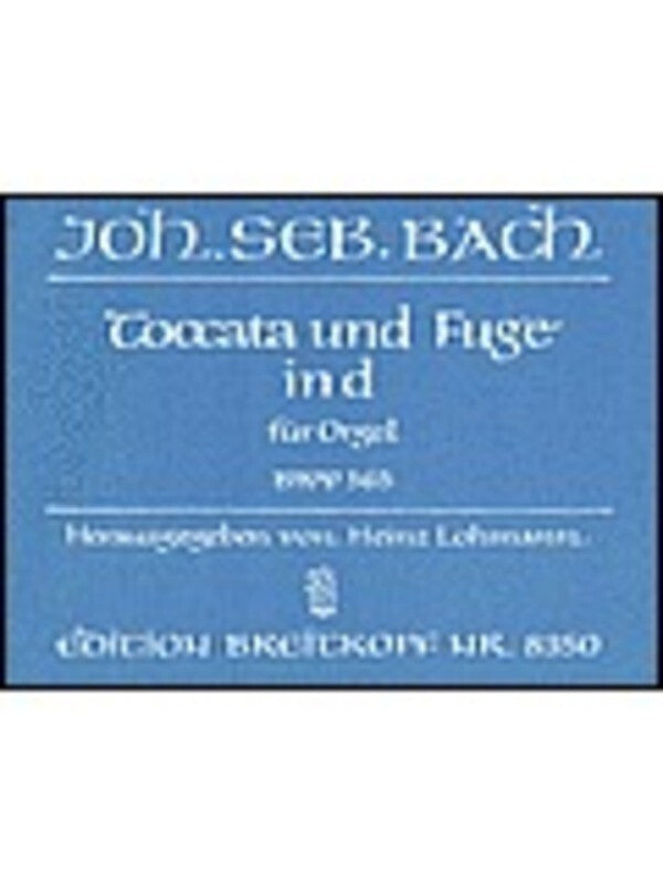 Toccata And Fugue Bwv 565 D Min (Softcover Book)