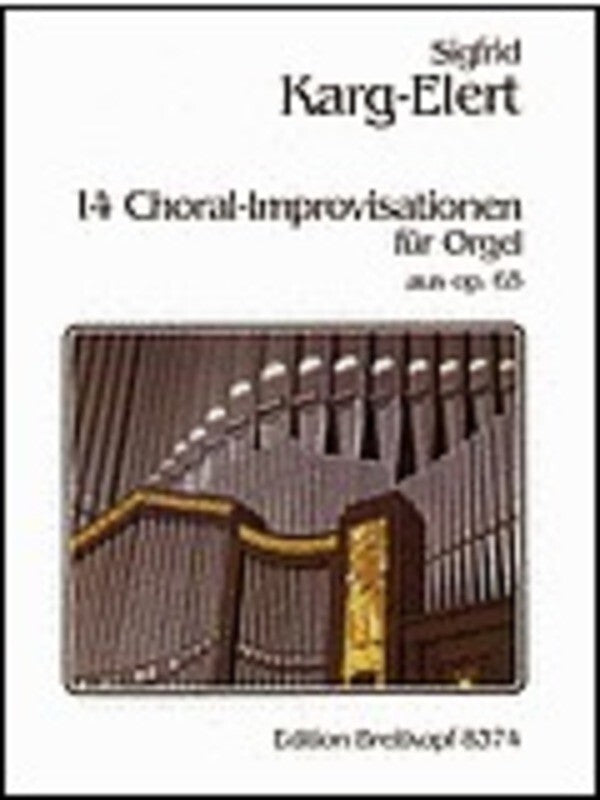Choral Improvisations 14 From Op 65 (Softcover Book)