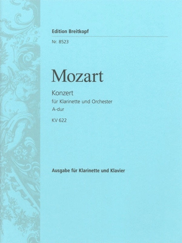 Concerto K 622 A clarinet In A Piano Book