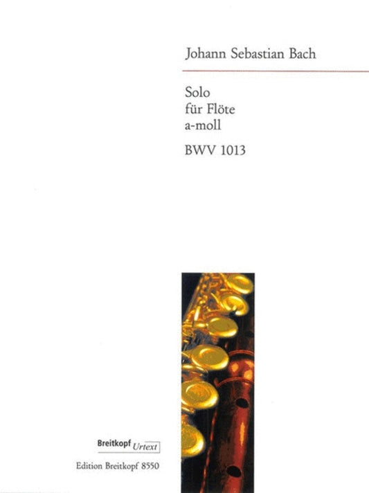 Sonata A Min Bwv 1013 Flute Solo Book