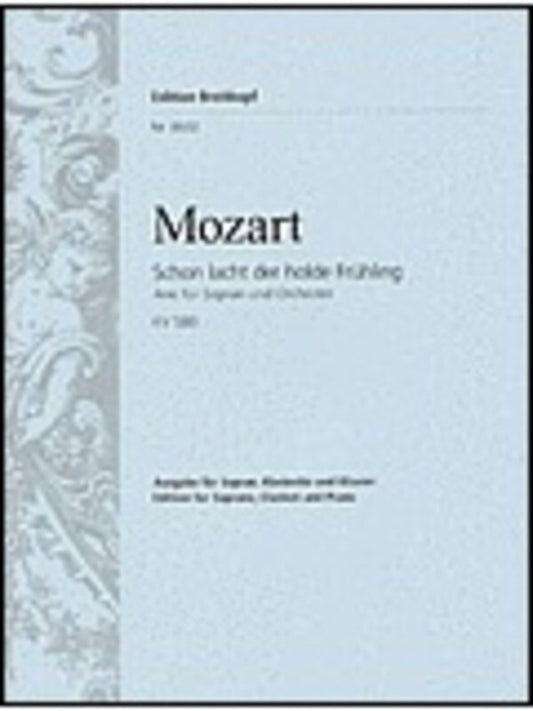 Schon Lacht Der Holde Fruhling Sop/clarinet/Piano Book