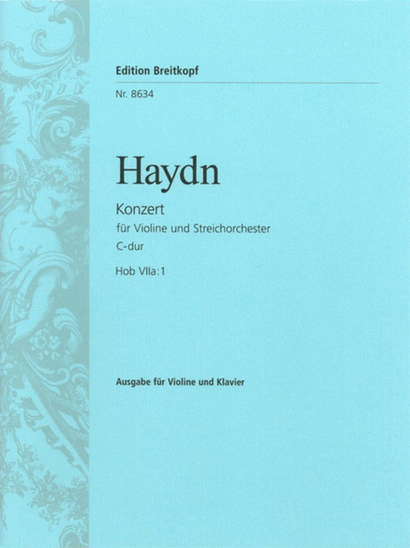 Concerto No 1 Hob 7A No 1 C Violin/Piano Book
