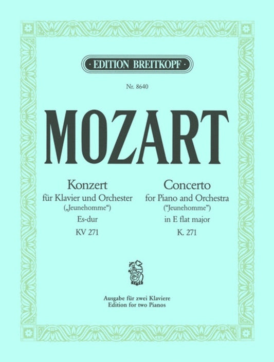 Concerto No 9 E Flat K 271 2 Piano 4 Hand Book