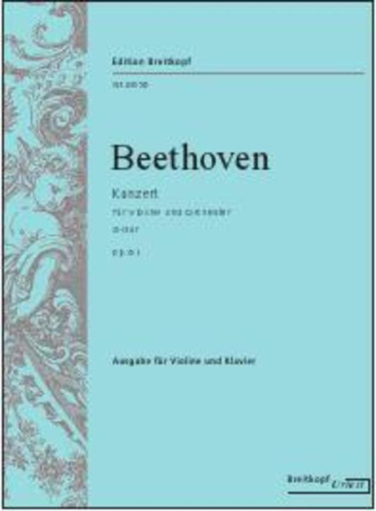 Concerto Op 61 D Ed Brown Violin Piano (Softcover Book)