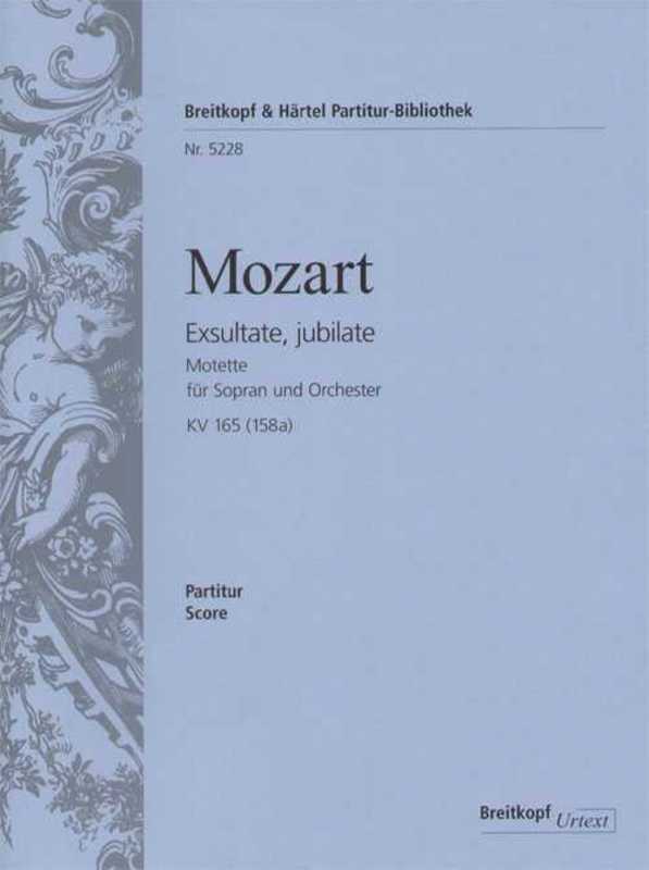 Exsultate Jubilate Kv 165 Sop (Softcover Book)