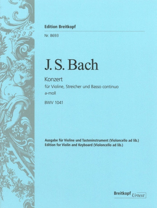 Concerto Bwv 1041 A Min Violin/Piano Book