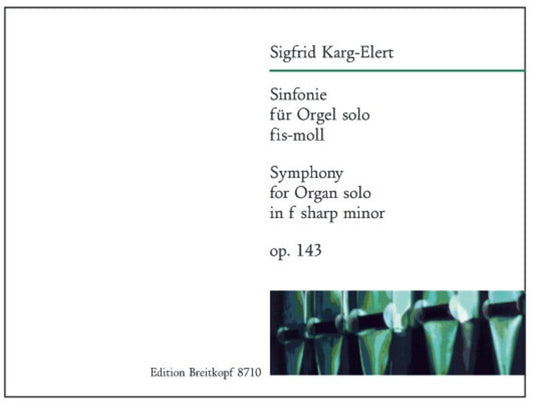 Symphony For Organ Solo Op 143 F Min Book