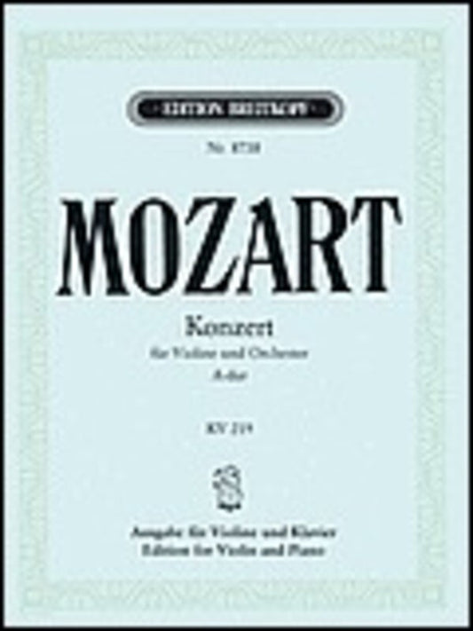 Concerto No 4 D K 218 Ed Eisen Violin/Piano Book