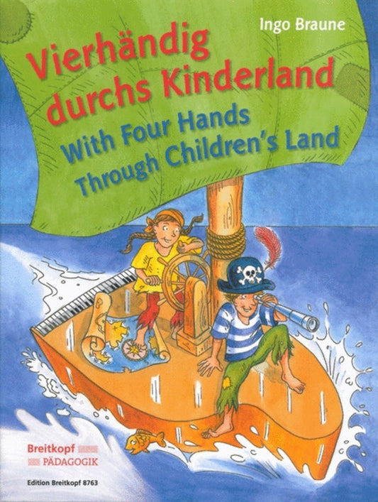 With Four Hands Through Childrens Land Piano Duet Book