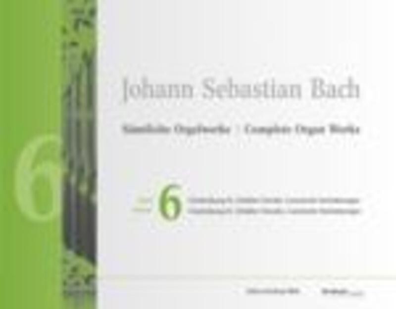 Bach - Complete Organ Works Vol 6 Book/CD-Rom (Softcover Book)