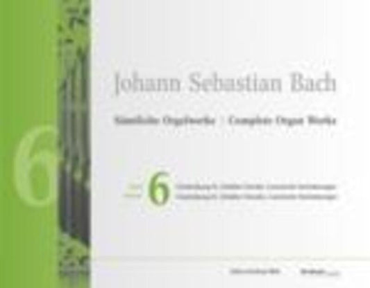 Bach - Complete Organ Works Vol 6 Book/CD-Rom (Softcover Book)