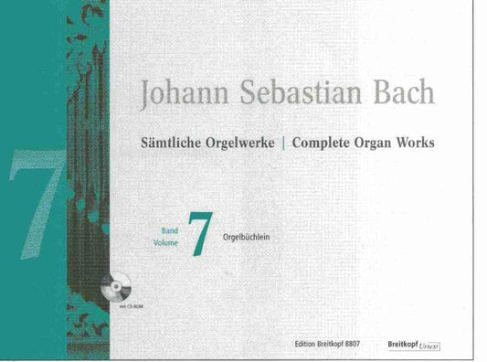 Bach - Complete Organ Works Vol 7 Book/CD-Rom (Softcover Book/CD-Rom) Book