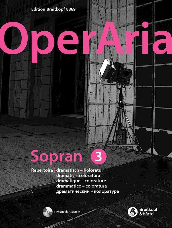 OperAria Soprano, Vol. 3: Dramatic Coloratura — Book & CD (Breitkopf & Härtel)