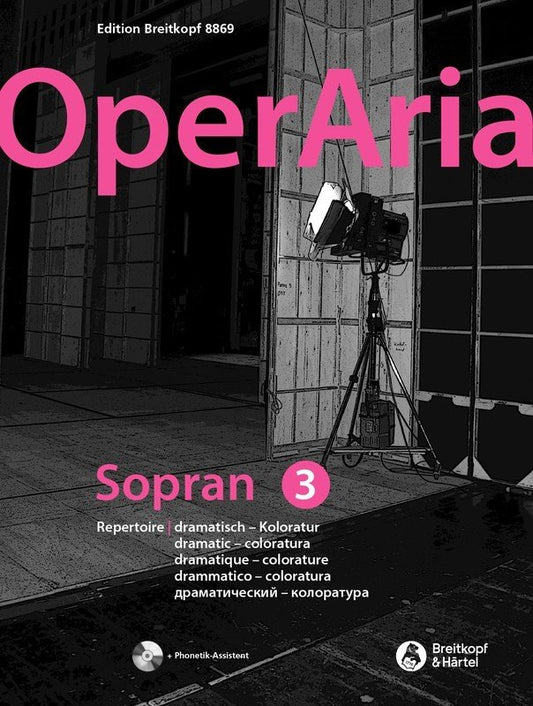 OperAria Soprano, Vol. 3: Dramatic Coloratura — Book & CD (Breitkopf & Härtel)