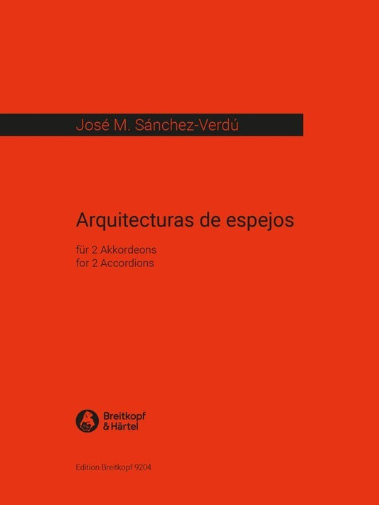 Arquitecturas De Espejos For 2 Accordions (Softcover Book)