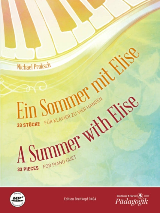 Proksch - A Summer With Elise 33 Pieces For Piano Duet Softcover Book (Piano)