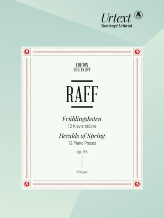 Raff - Heralds Of Spring Op 55 12 Piano Pieces Softcover Book (Piano)