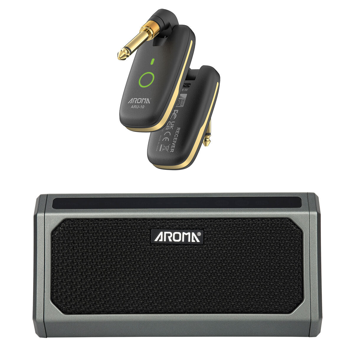 Northstar Add-On Wireless Bass Guitar Pack with Aroma TG-08B Amp and ARU10 Wireless System