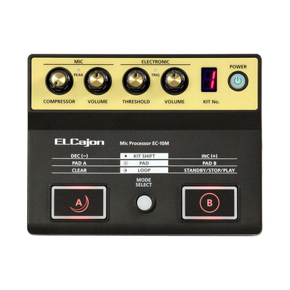 ROLAND EC-10M ELCajon Mic Processor with Clip-On Condenser Mic for Acoustic Cajon - Battery Powered, Compact Sound Enhancer — view 7