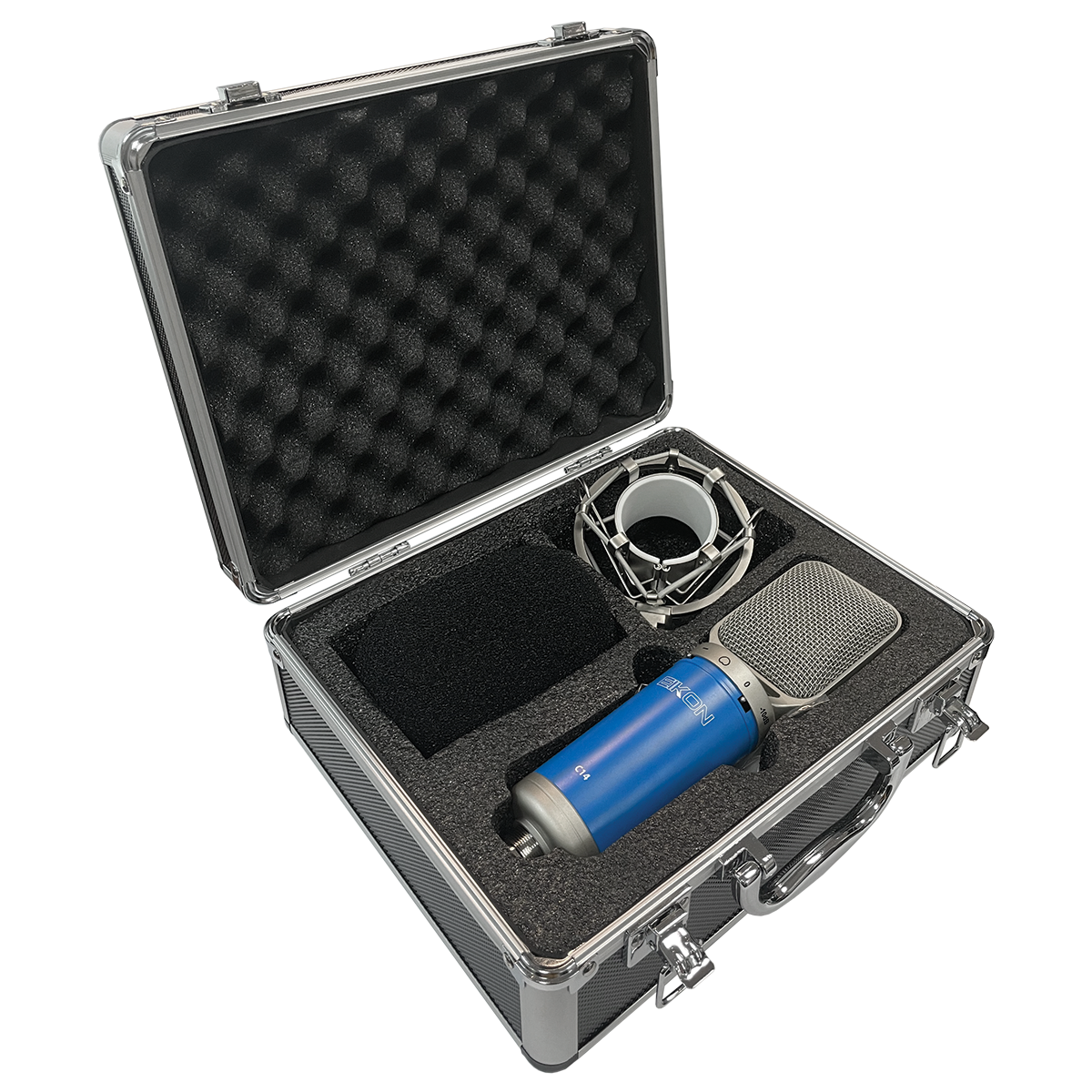 Eikon C14 Studio Condenser Microphone with Shockmount, Windscreen & Carrying Case — view 3