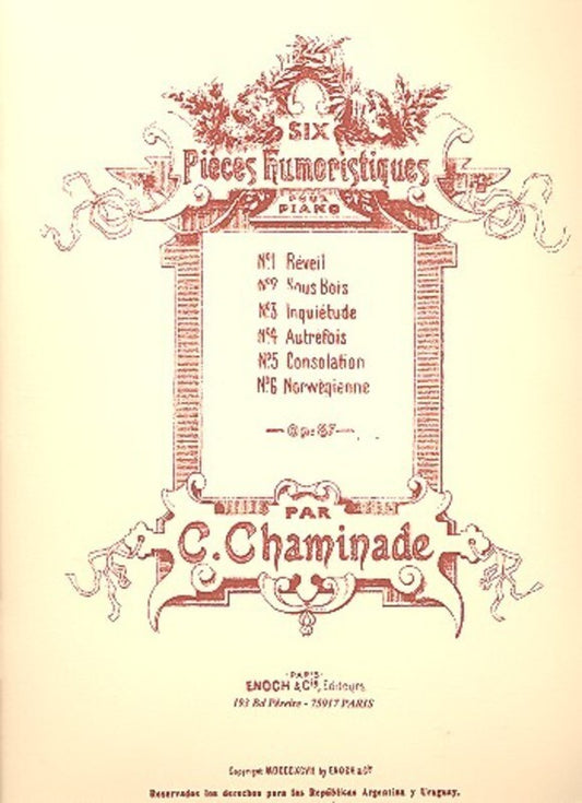 Pieces Humoristiques Op 87 Piano Book