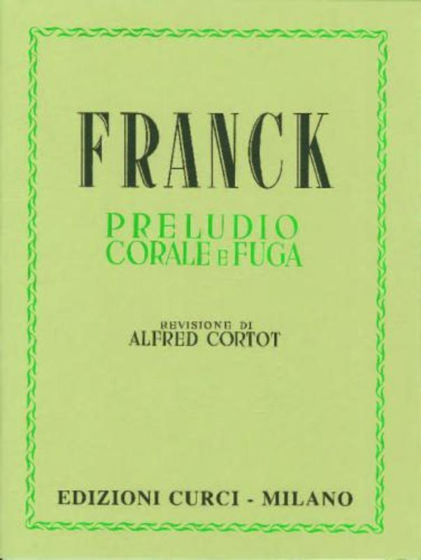 Prelude Chorale And Fugue Ed Cortot (Softcover Book)
