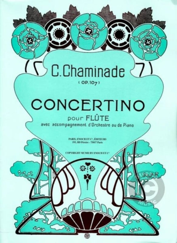 Chaminade - Concertino Op 107 Flute/Piano (Softcover Book)