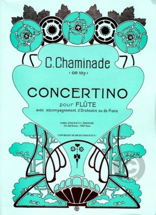 Chaminade - Concertino Op 107 Flute/Piano (Softcover Book)
