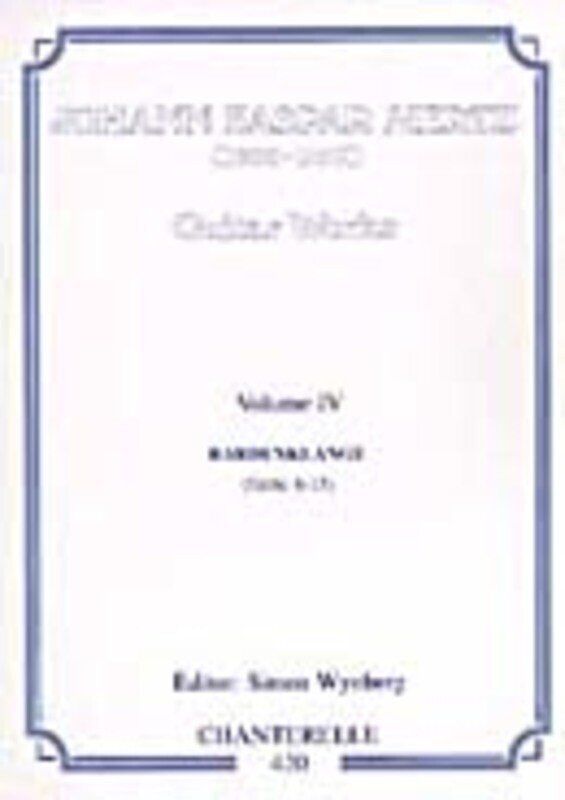 Mertz - Guitar Works Vol 4 Bardenklange BKS 8-15, 48 Pages, Chanterelle, Guitar, Romantic Miniatures from 1840s