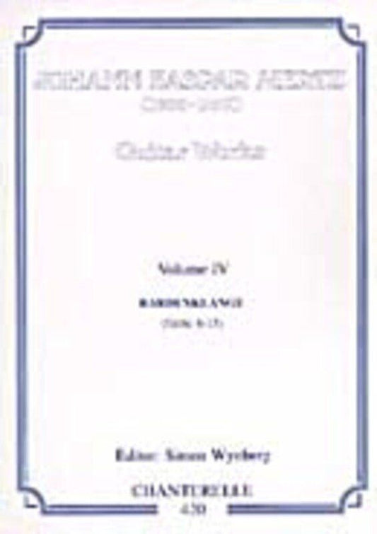 Mertz - Guitar Works Vol 4 Bardenklange BKS 8-15, 48 Pages, Chanterelle, Guitar, Romantic Miniatures from 1840s