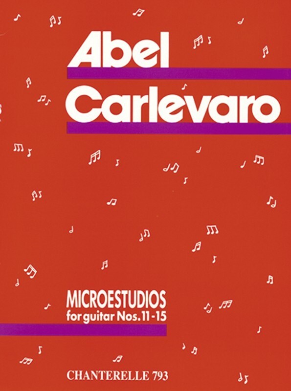Carlevaro - Microestudios For Guitar Nos 11-15 (Softcover Book)